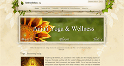 Desktop Screenshot of anjaliyogawellness.com